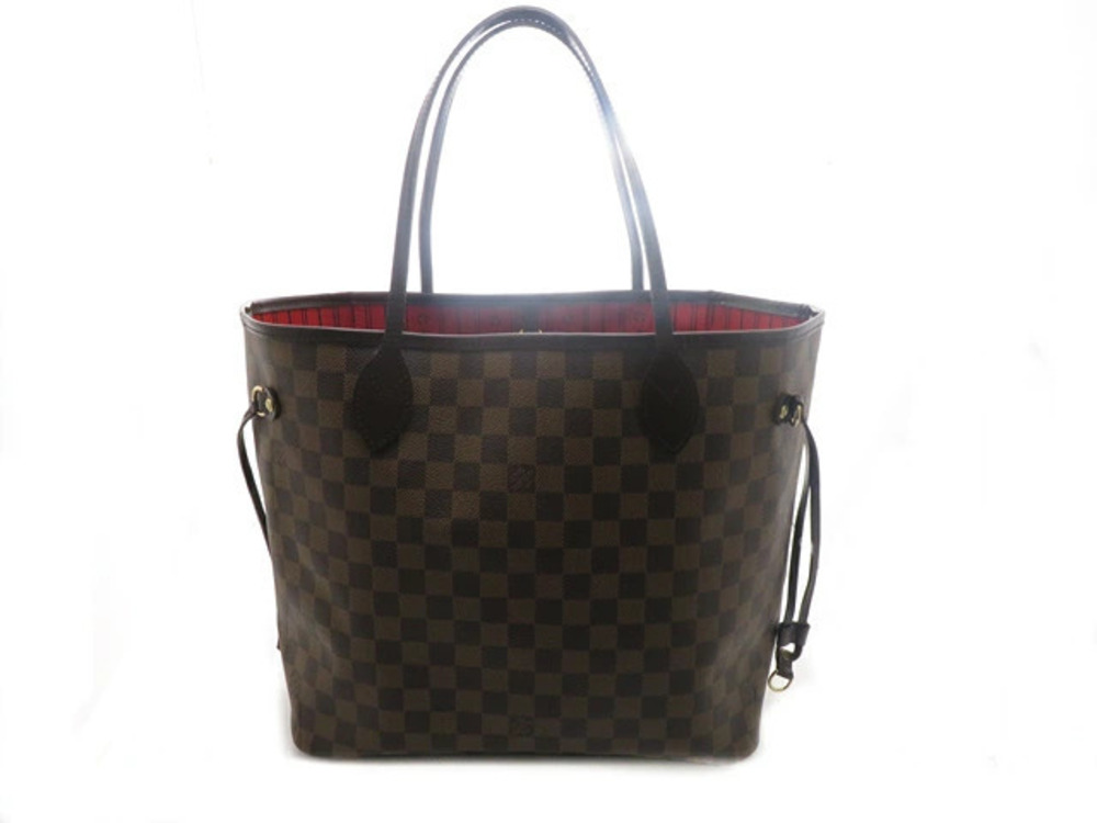 LOUIS VUITTON Neverfull bag Damier Cerise Red